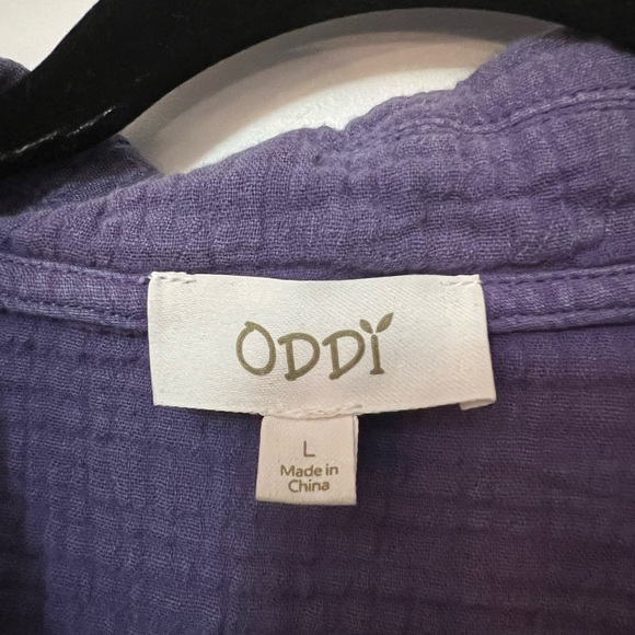 Oddi Vintage Wash Gauze Button Down - Picture 6 of 8